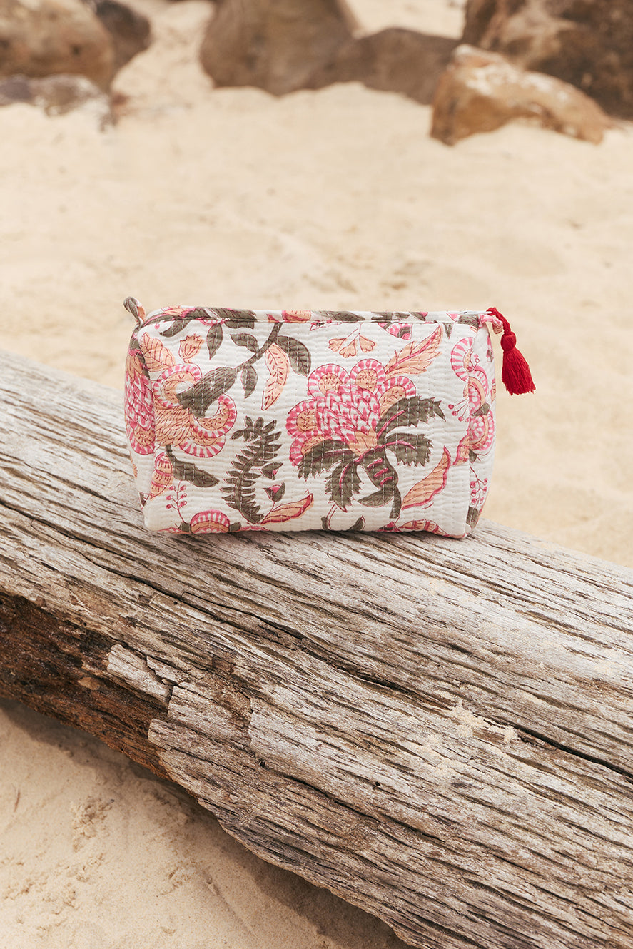 Medium Cosmetic Pouch in Botanica Bloom