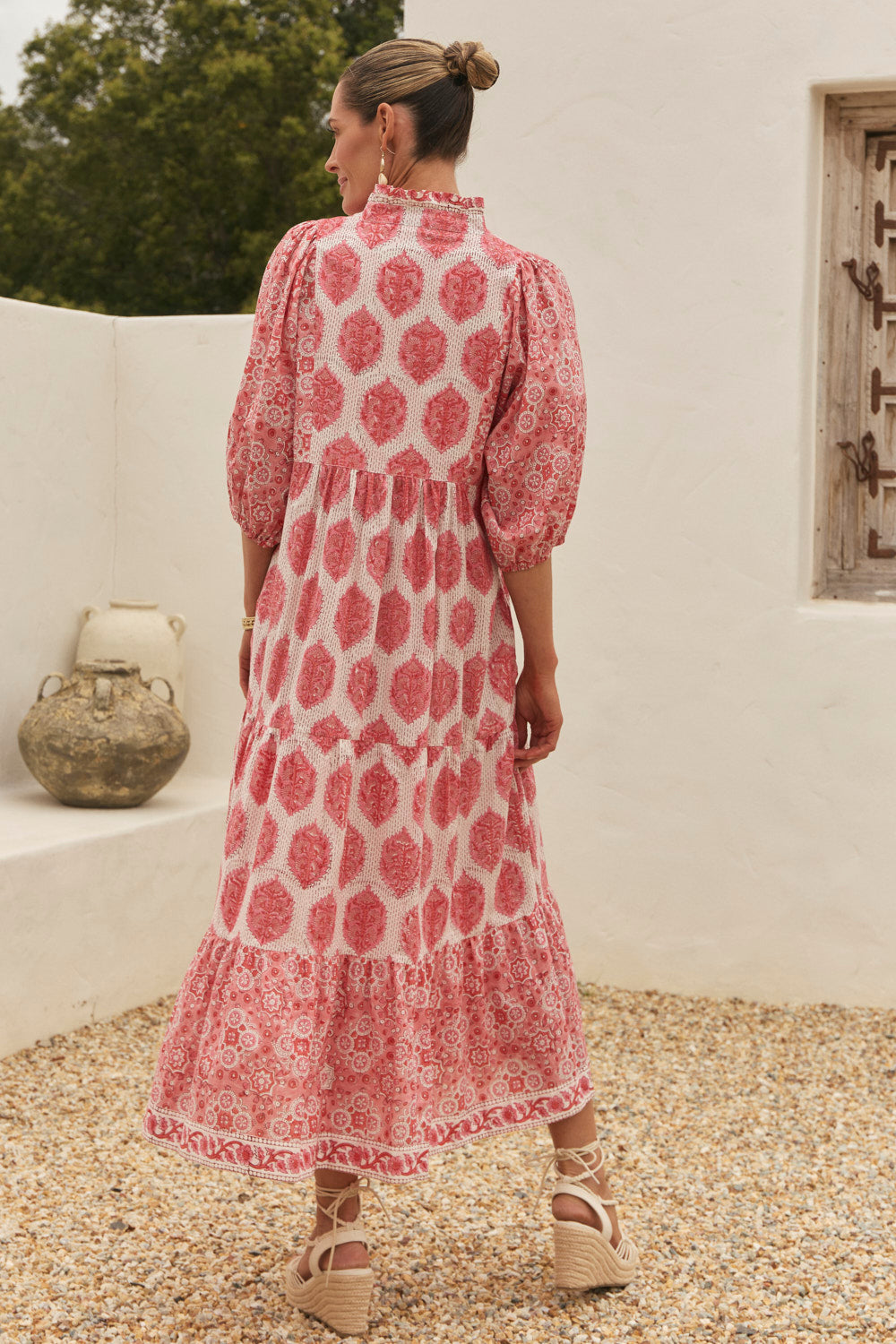 Mirabelle Frill Dress in Calypso