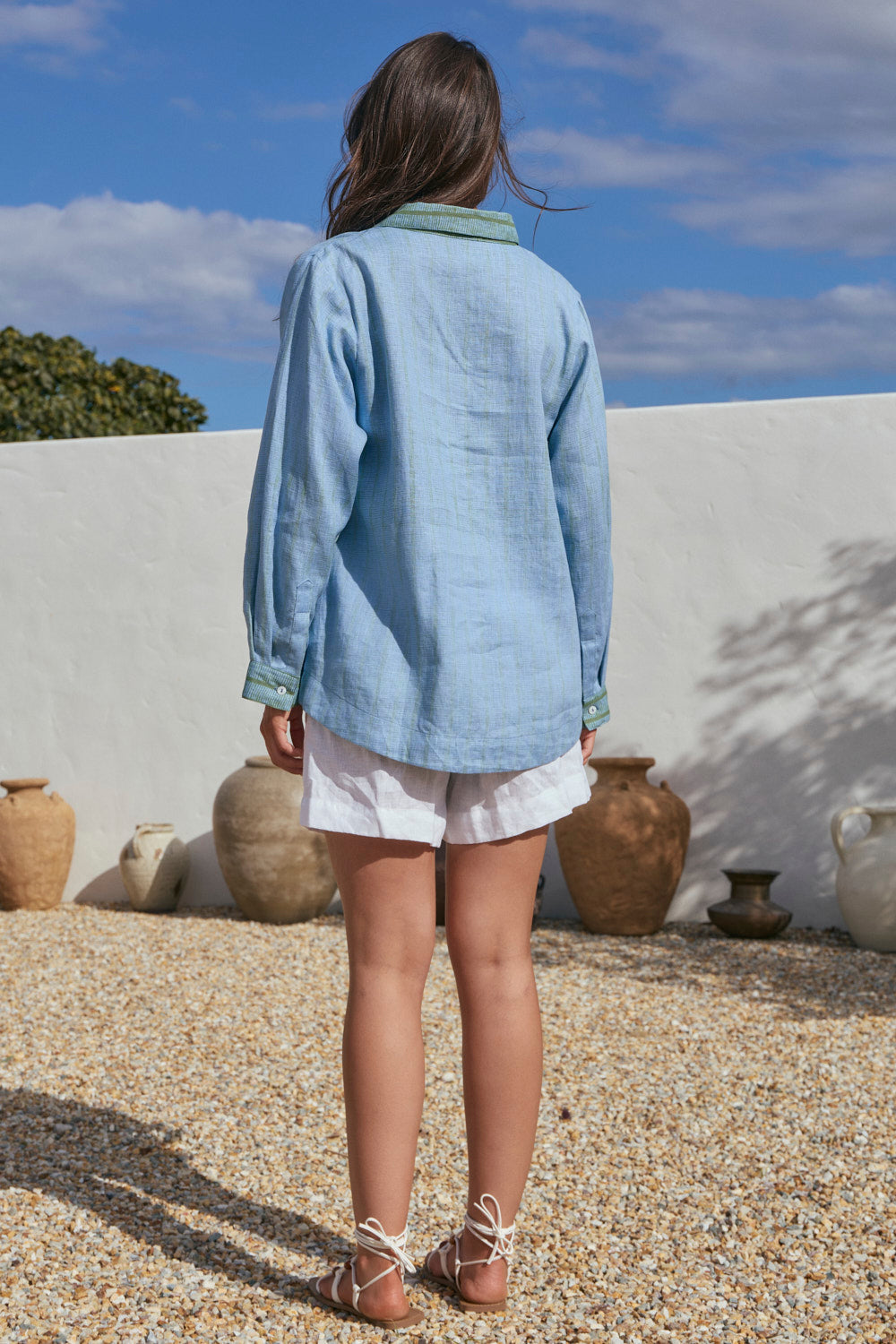 Oversized Boyfriend Shirt in Seabourne