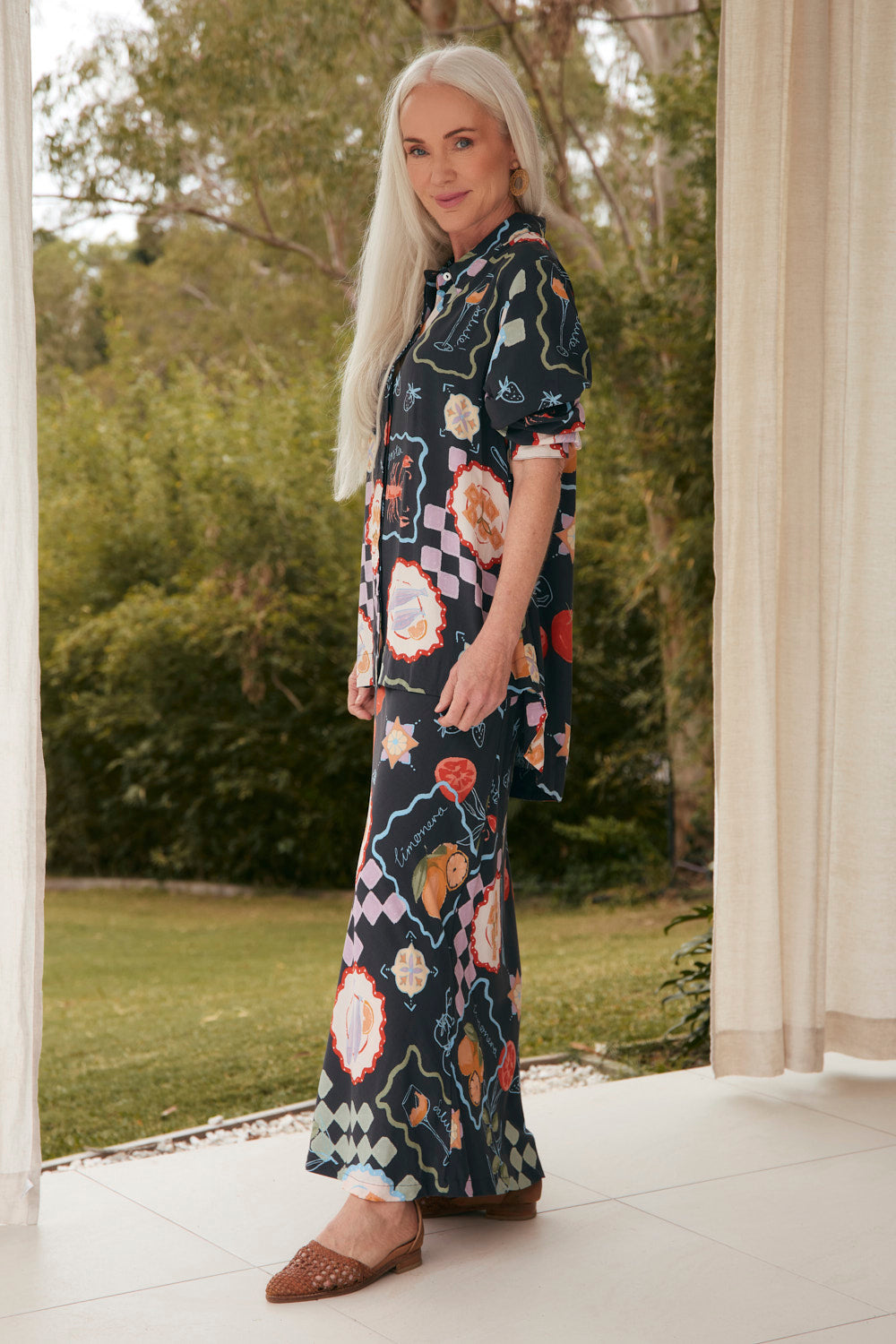 Katie Bias Cut Skirt in New Orleans