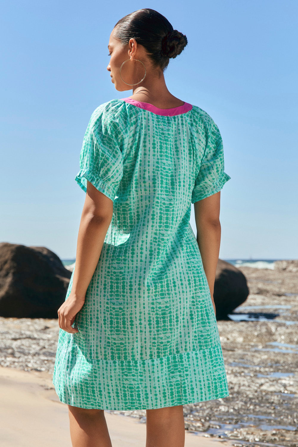 Pearson A-Line Dress in Tropical Tides