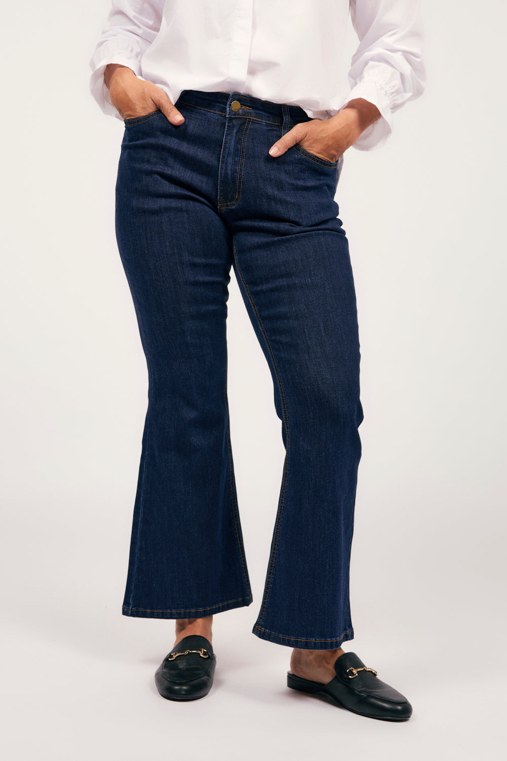 Flare Jeans Petite Kick Flare Trousers Adrift Denim Petite Flared