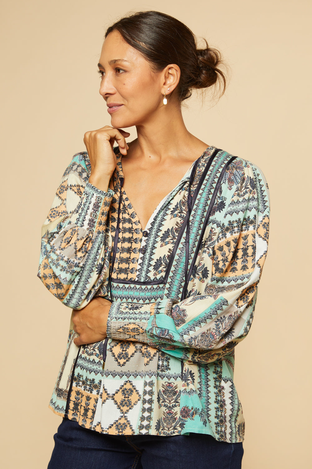 Radha Peasant Blouse - COMBINED LISTING