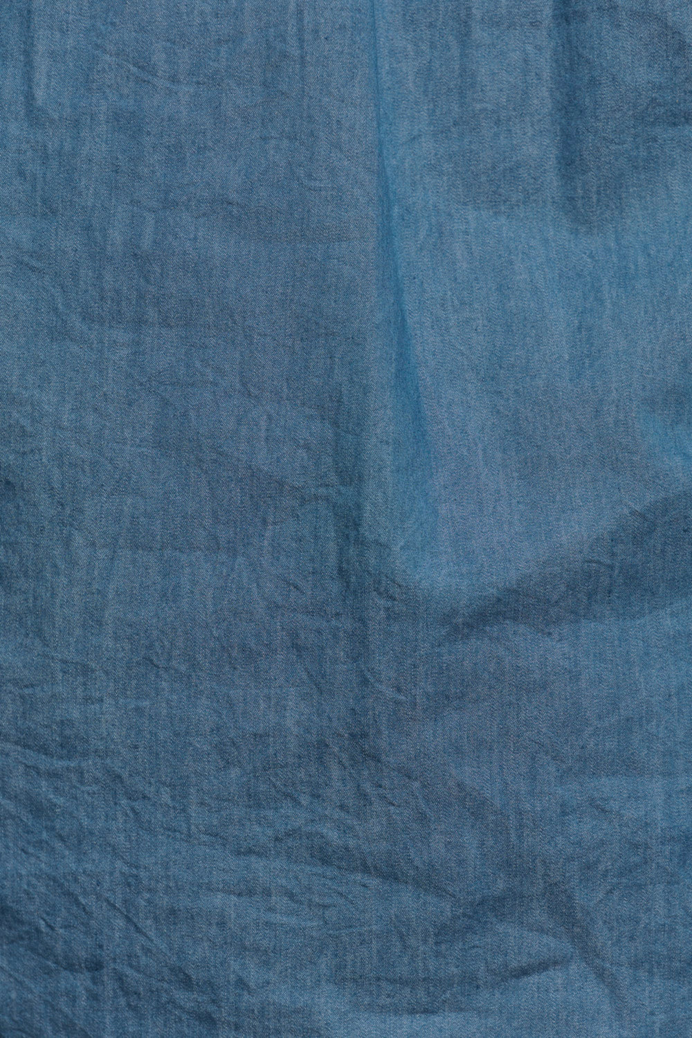 Robin Chambray Frill Blouse in Eterna