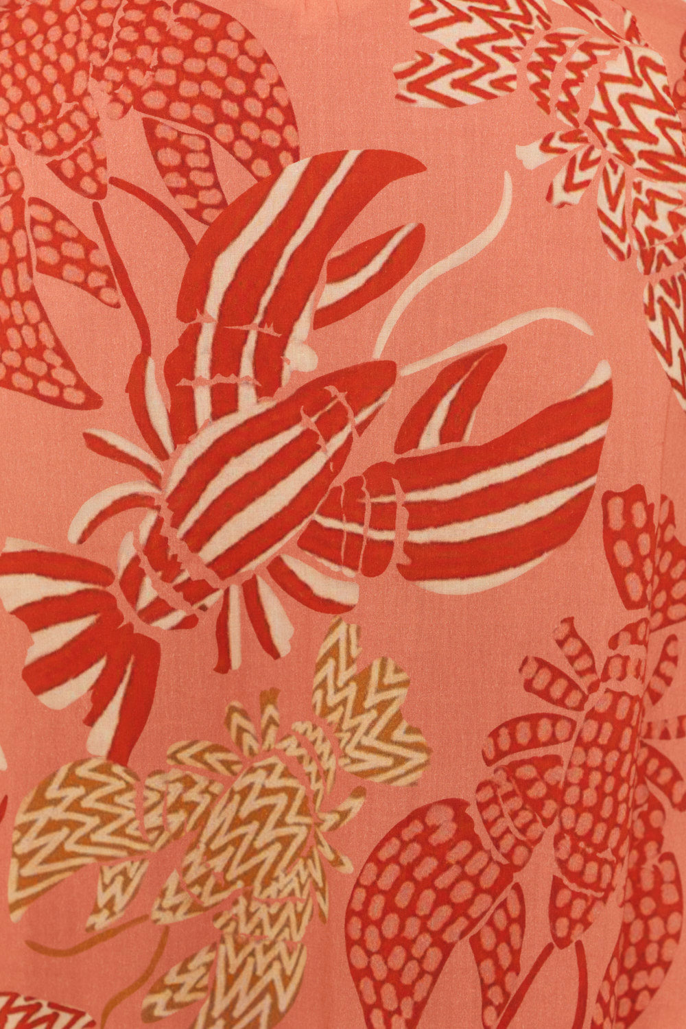 Via Short Billow Dress in Rock Lobster