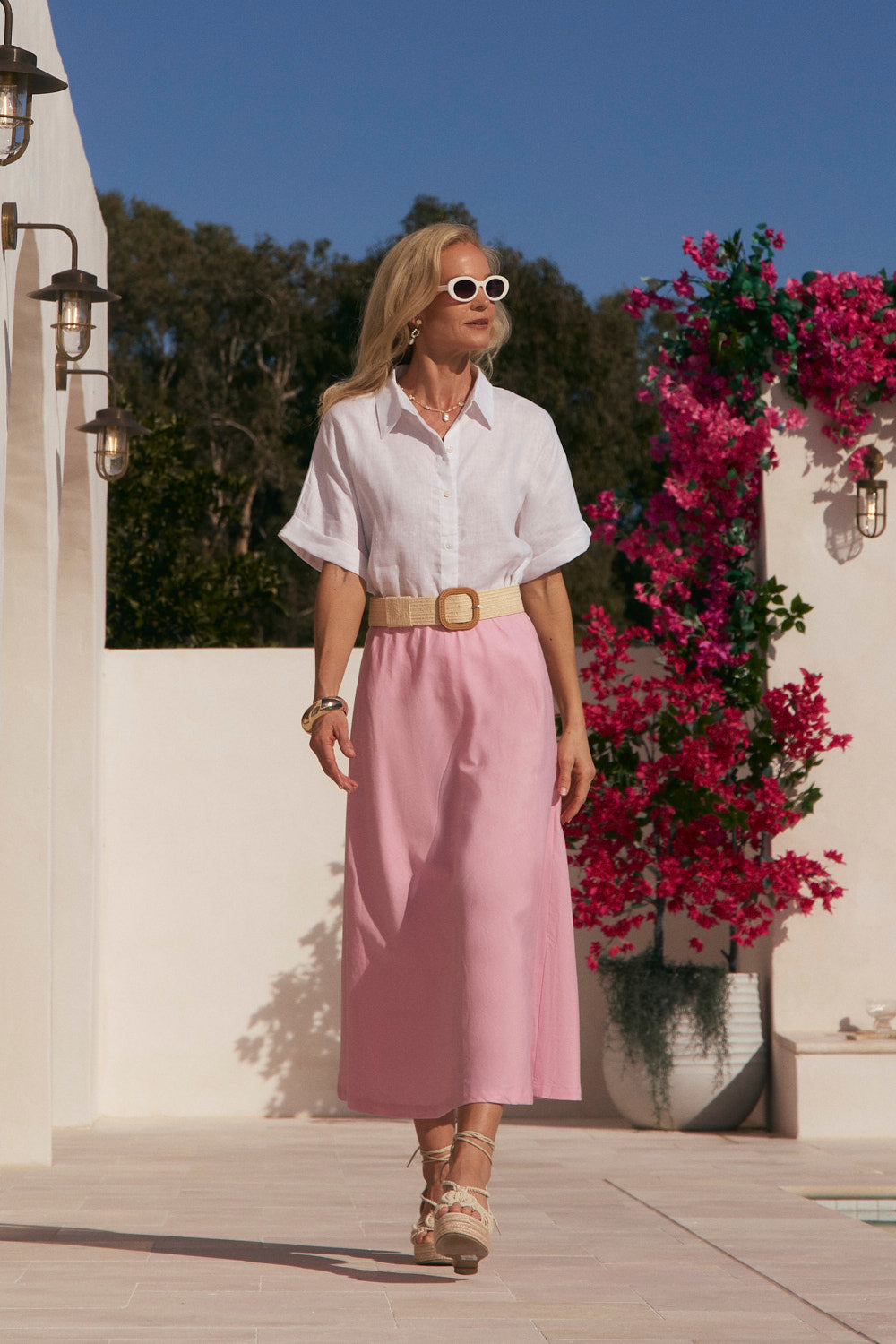 Sabina Skirt in Peony