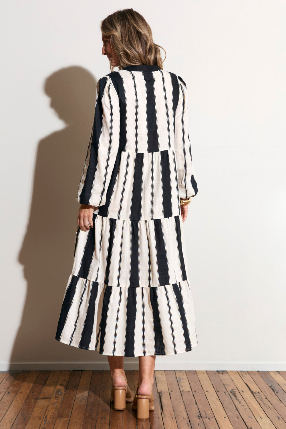 Sabre V-Neck Dress in Shibuya