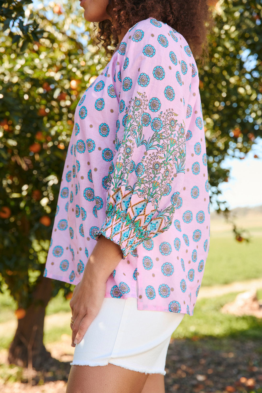 Sara Blouse in Shalimar