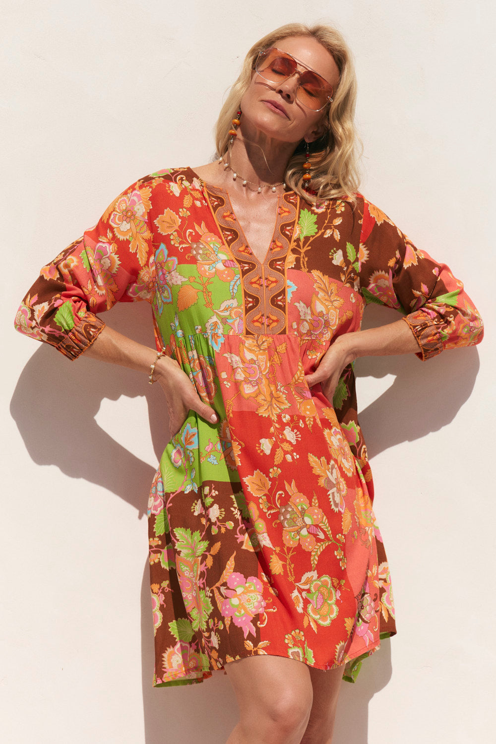 Scout Tiered Dress in Petra