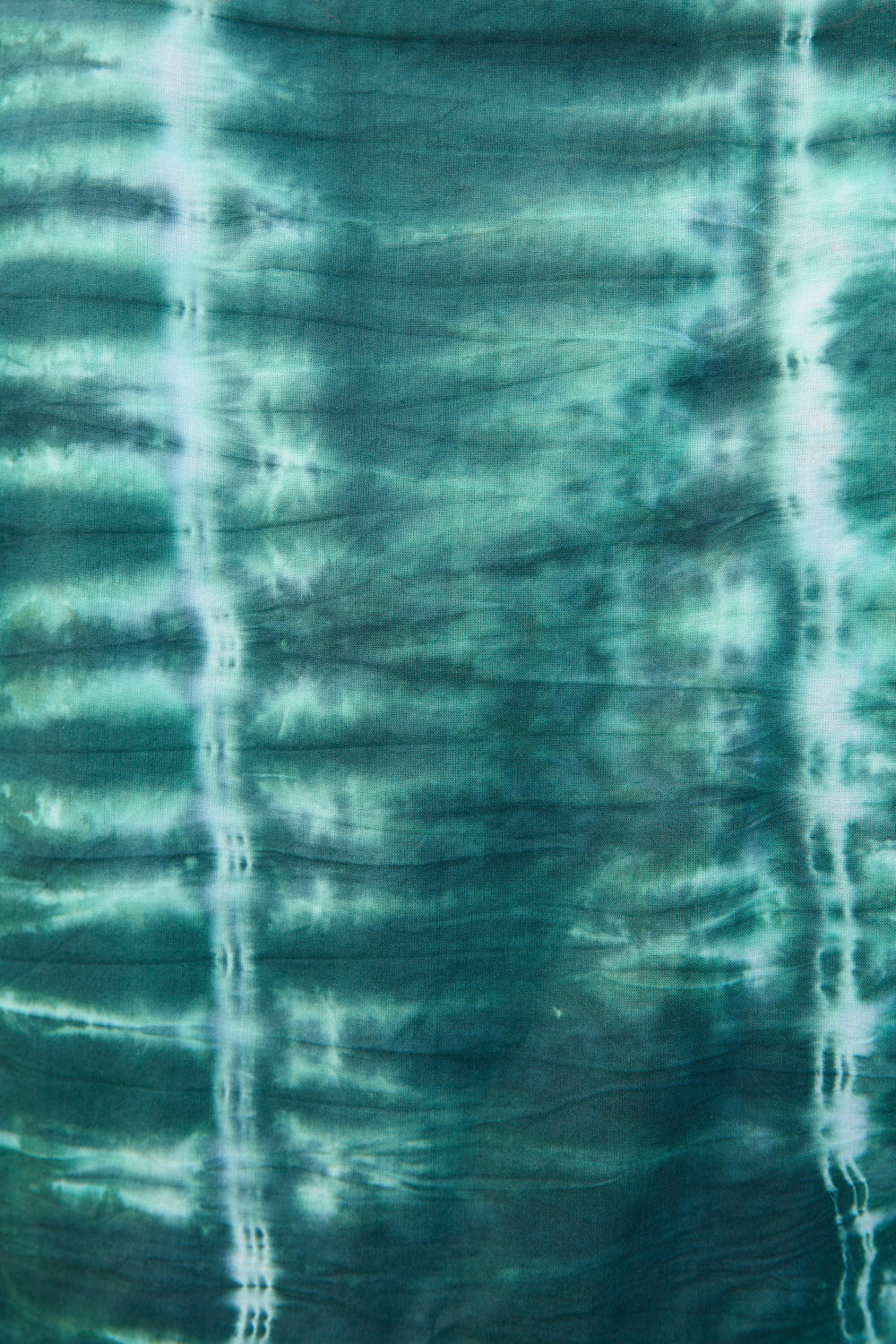 Bonnie Umbrella Short Dress in Shibori Green