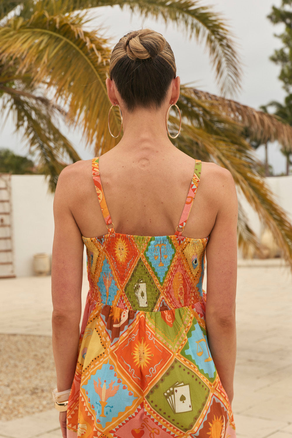 Solene Sun Dress in Sunset Club