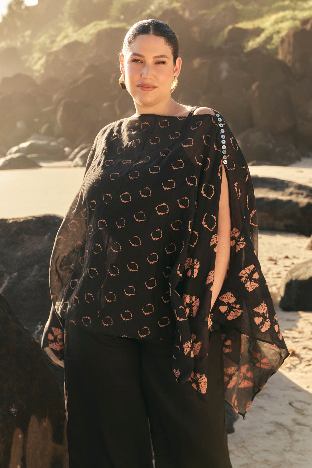 Stormflower Scarf Top