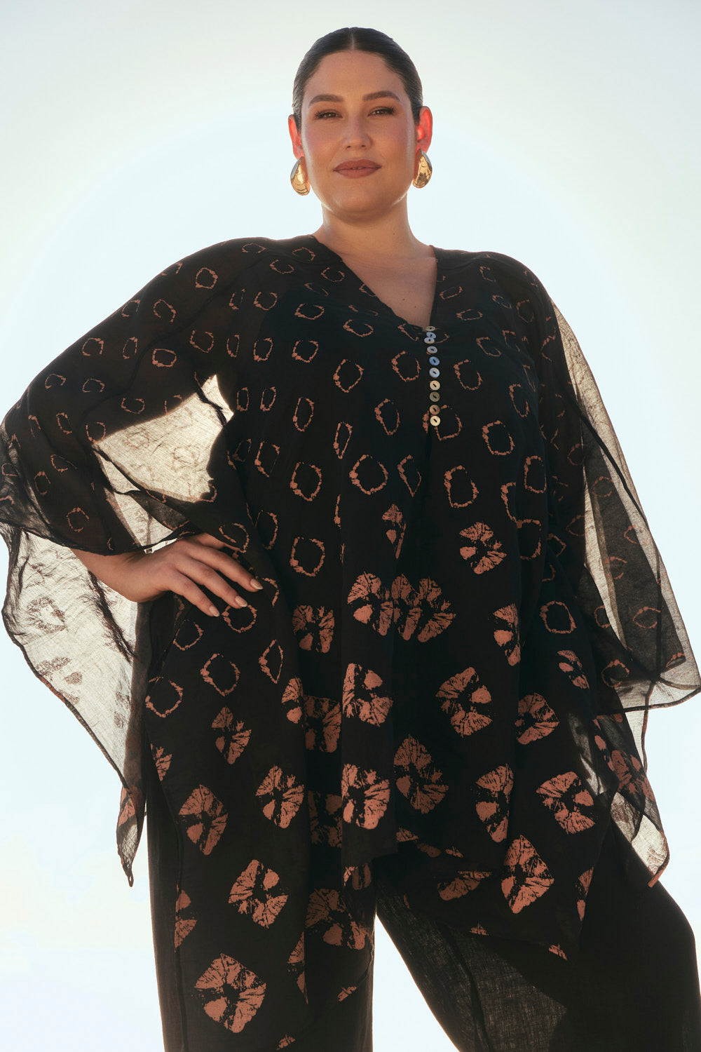 Stormflower Scarf Top