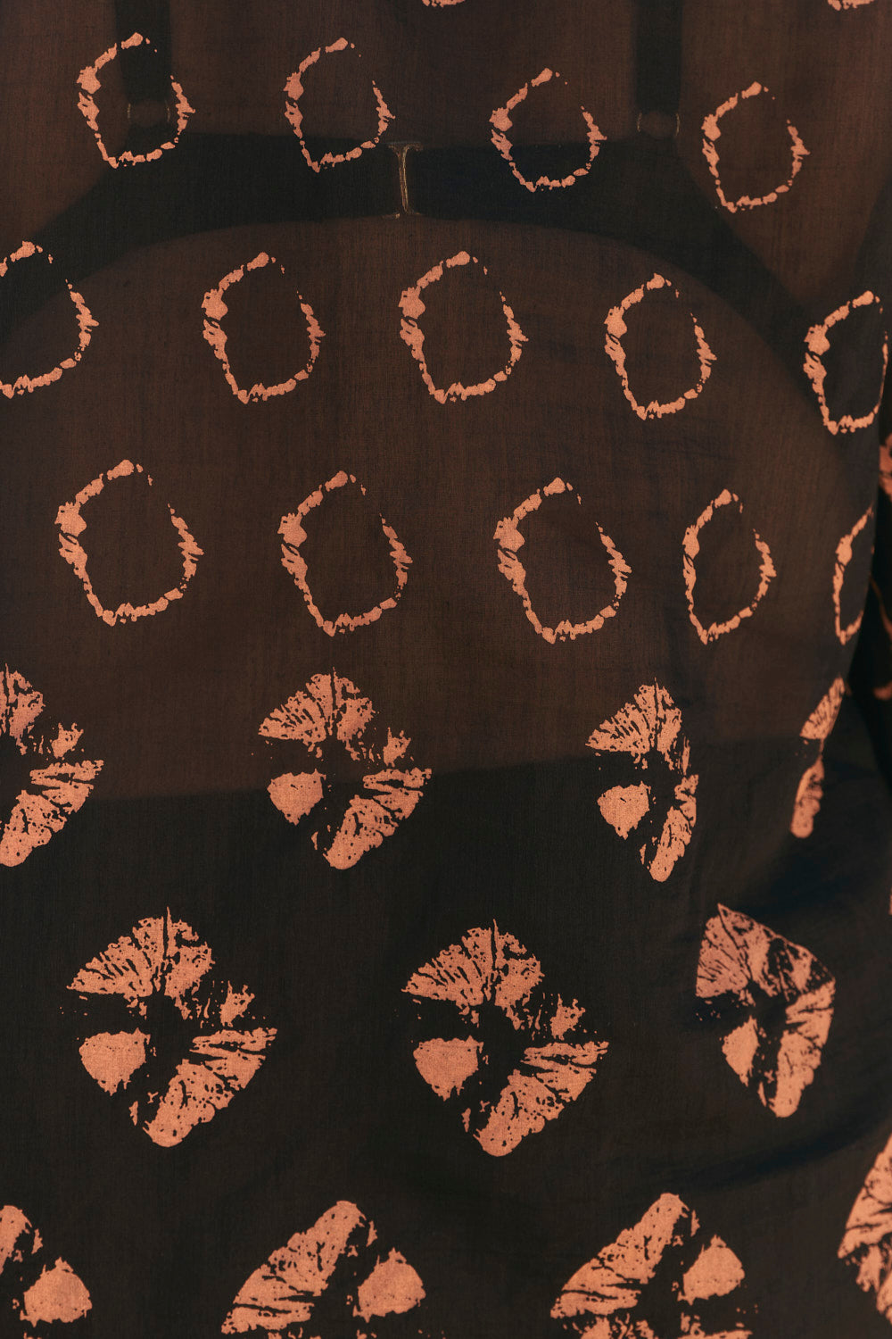 Natalia Cotton Silk Shirt in Stormflower