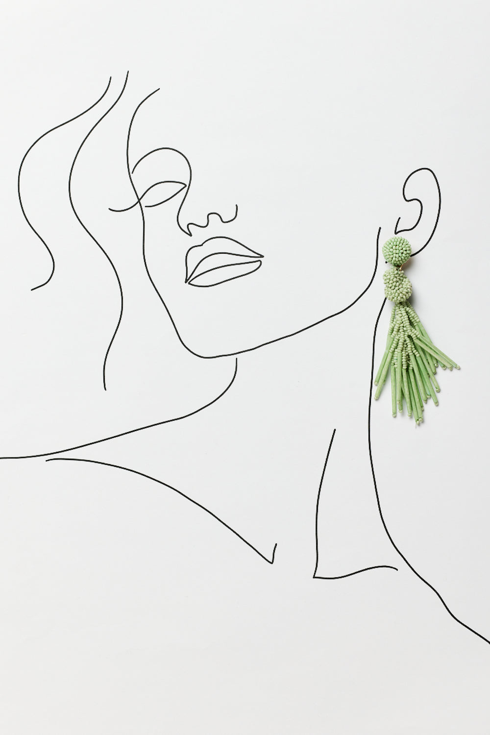 Tabitha Earrings in Mint