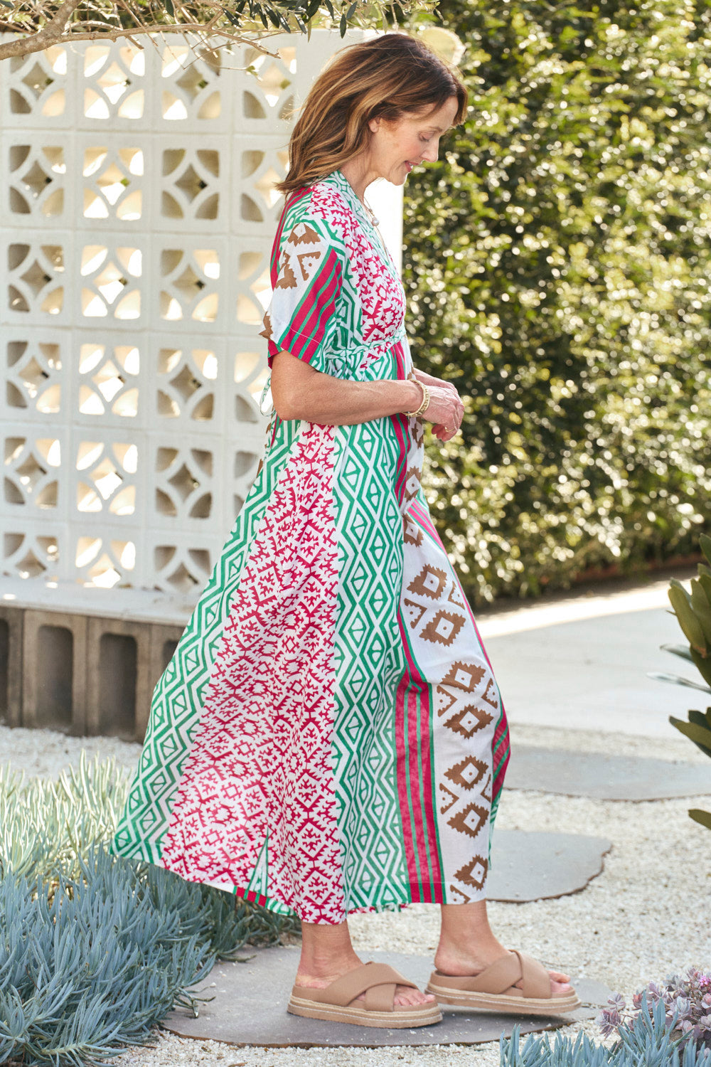 Tahlia Plunge Dress in Serenade