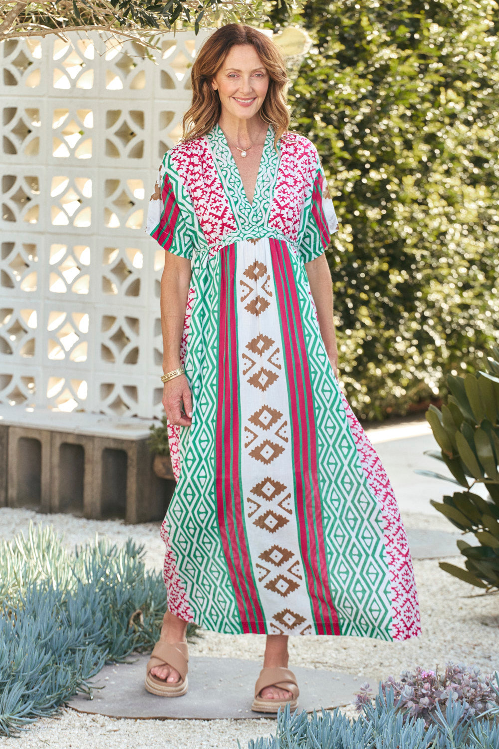 Tahlia Plunge Dress in Serenade