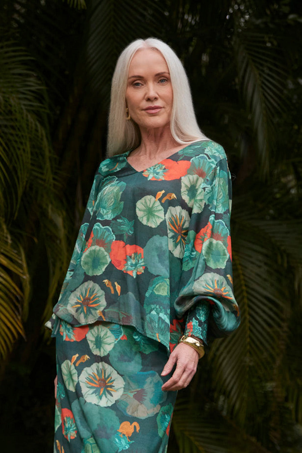 Tamara Long Sleeve Top in Lotus