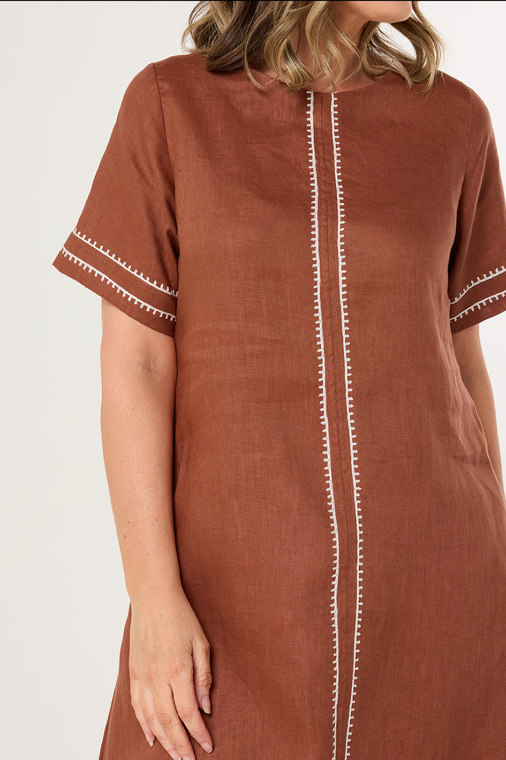 Tilly 2-Way Linen Dress in Dunes