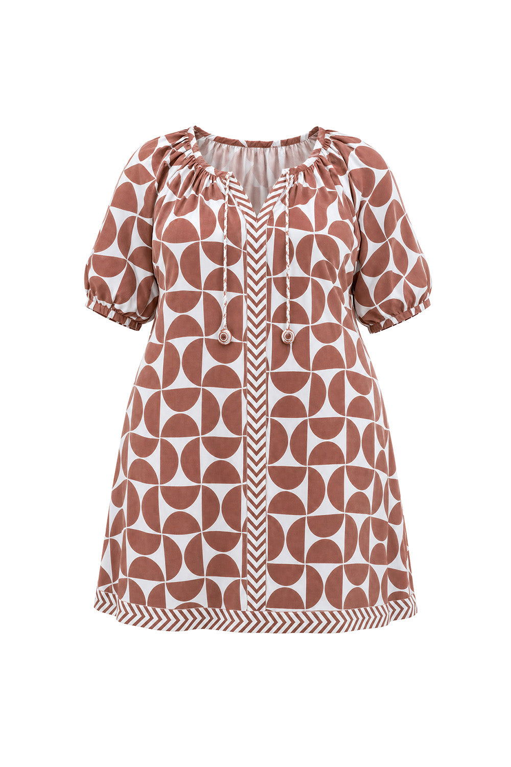 Via Short Billow Dress in Wildlands