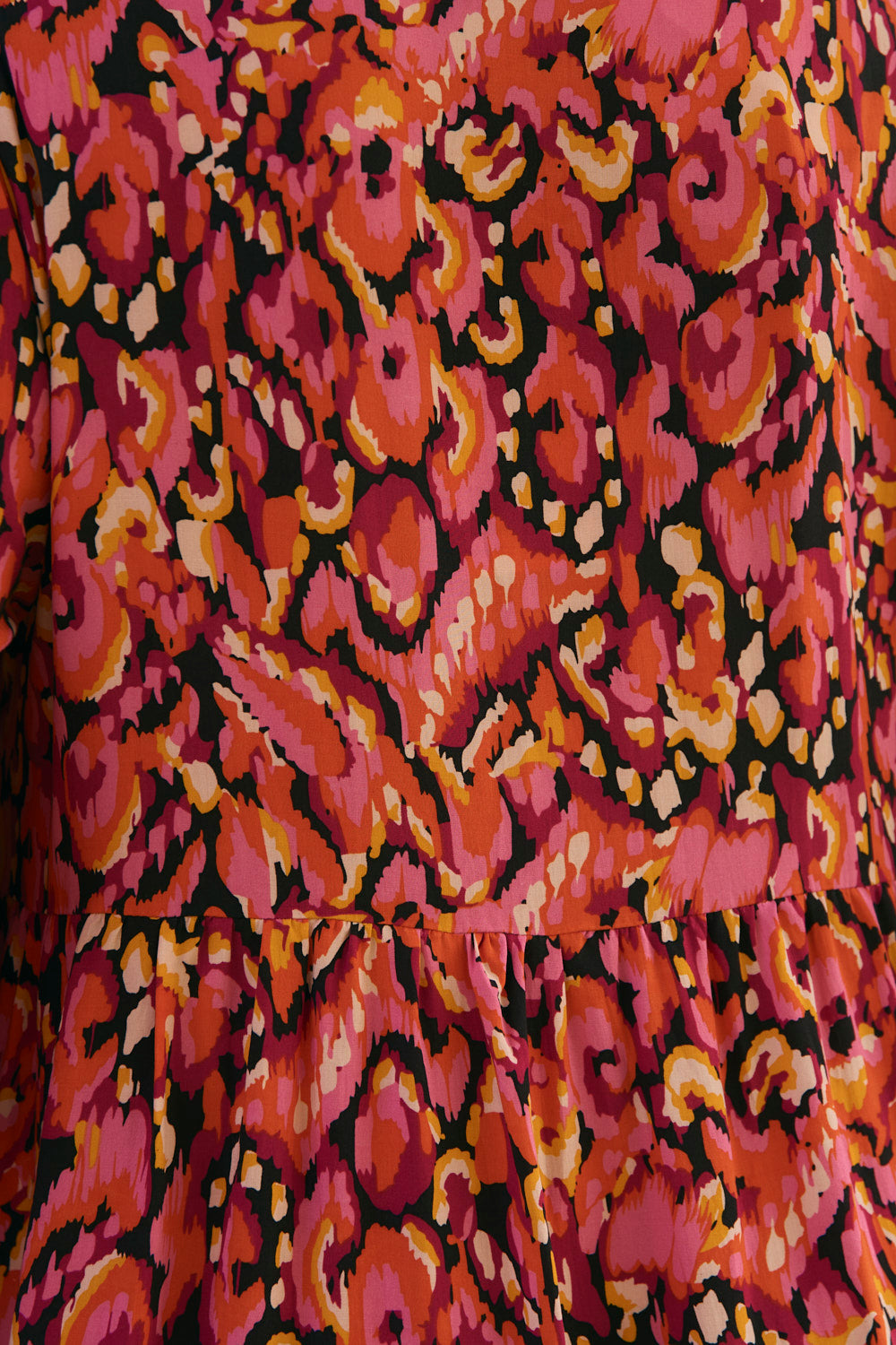 Sabre V-Neck Maxi Dress in Wild Ember