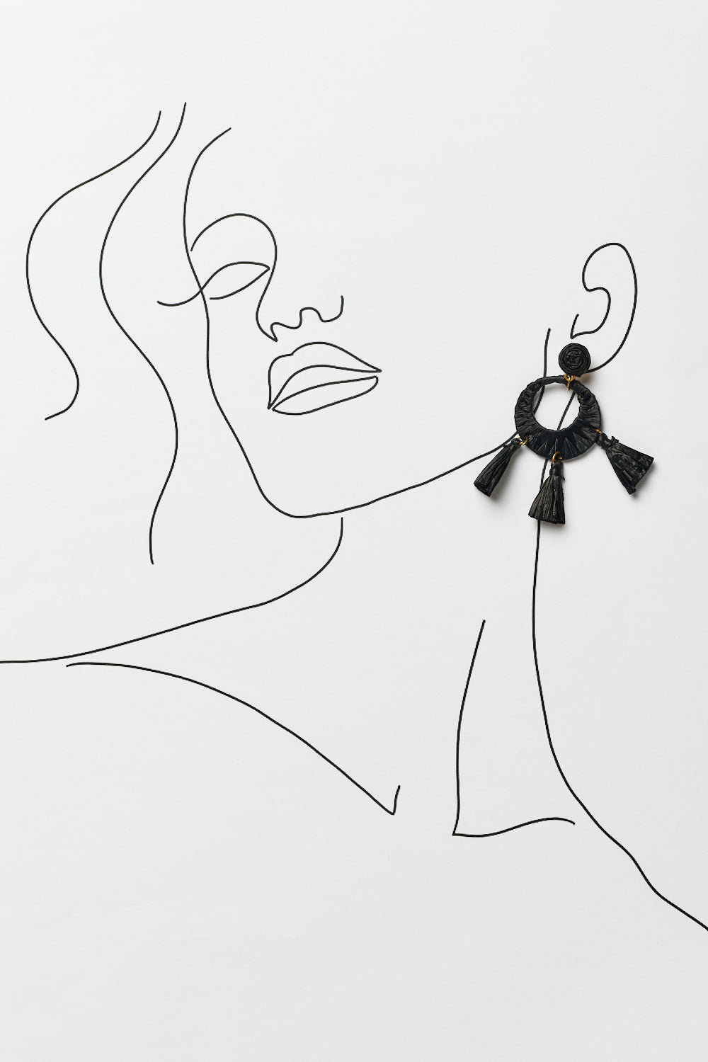 Willow Earrings in Black
