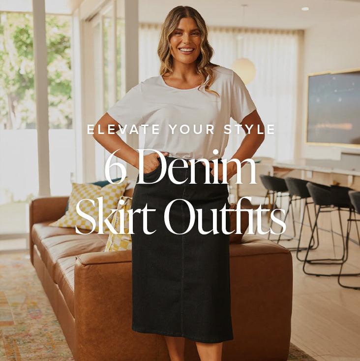 6 Denim Skirt Outfits to Elevate Your Style