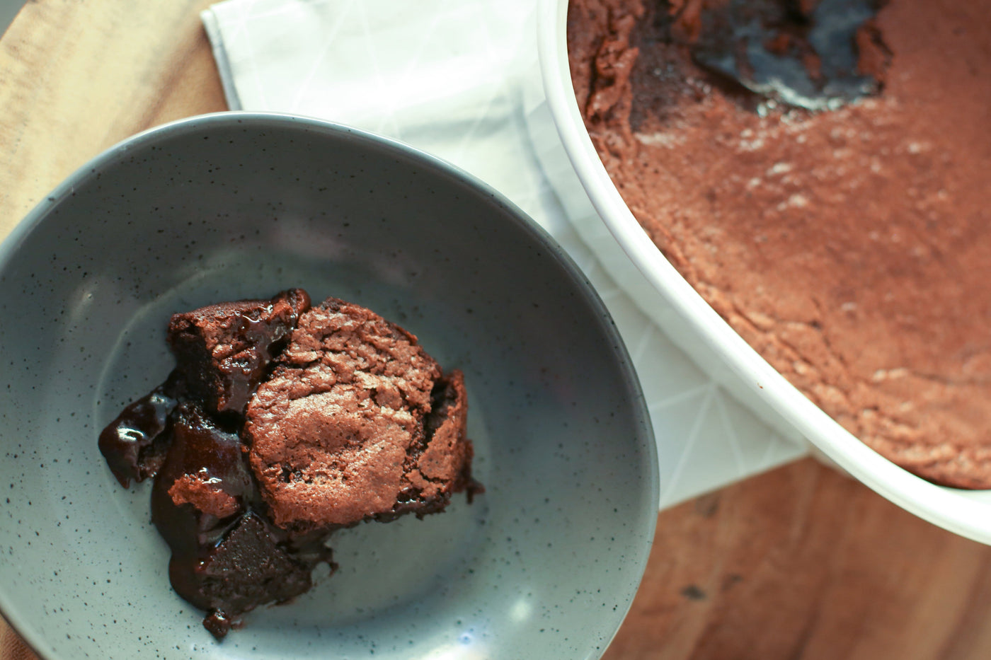 Adrift Kitchen: Toblerone Brownie Pudding