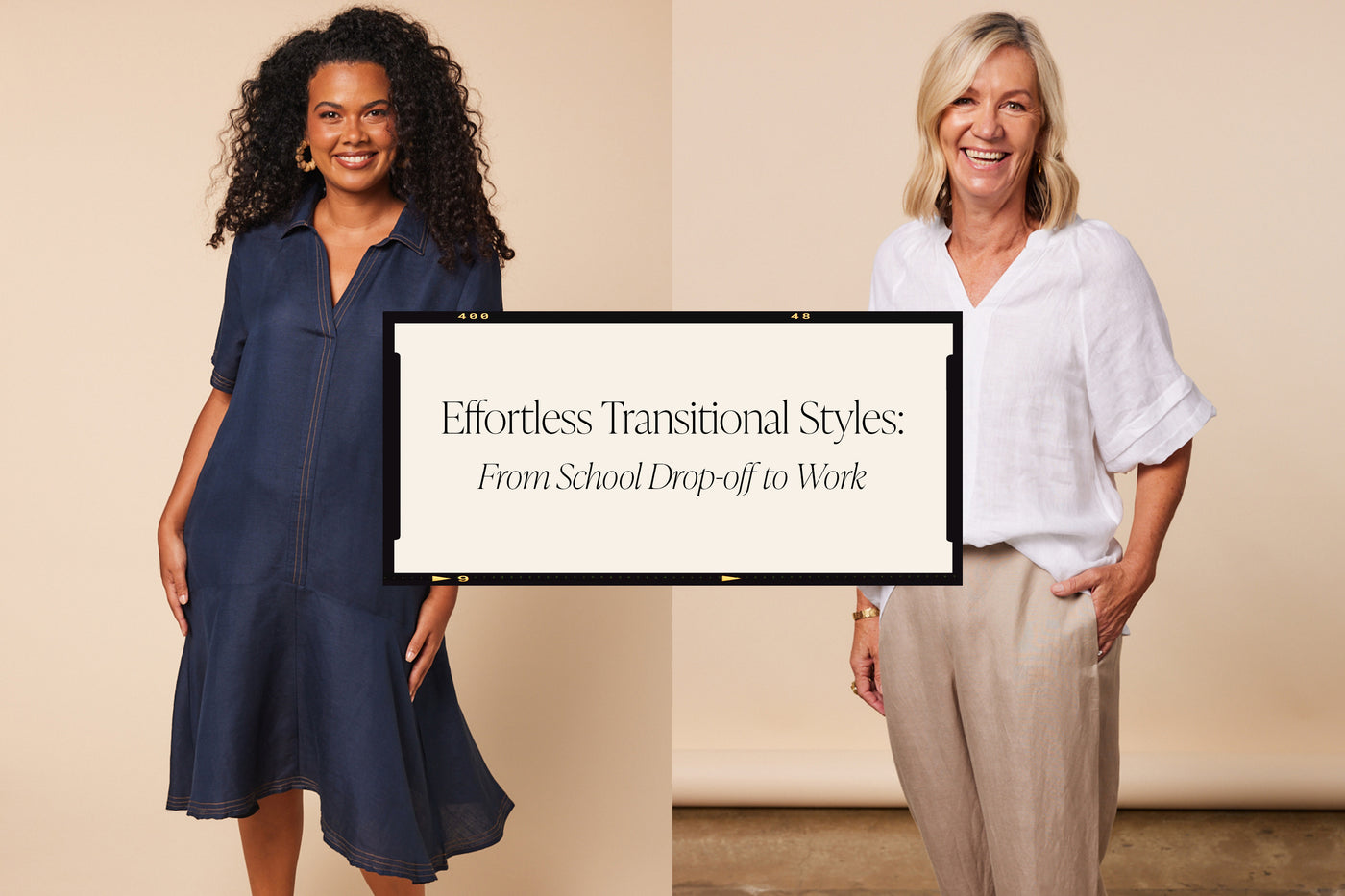 Effortless Transitional Styles: From School Drop-off to Work