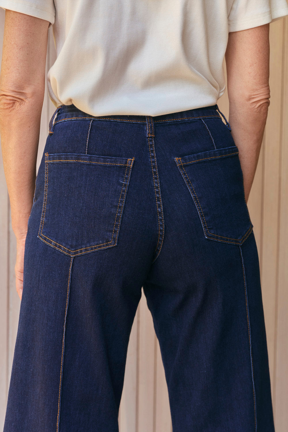 Adrift Denim Wide Leg Jeans in Dark Wash