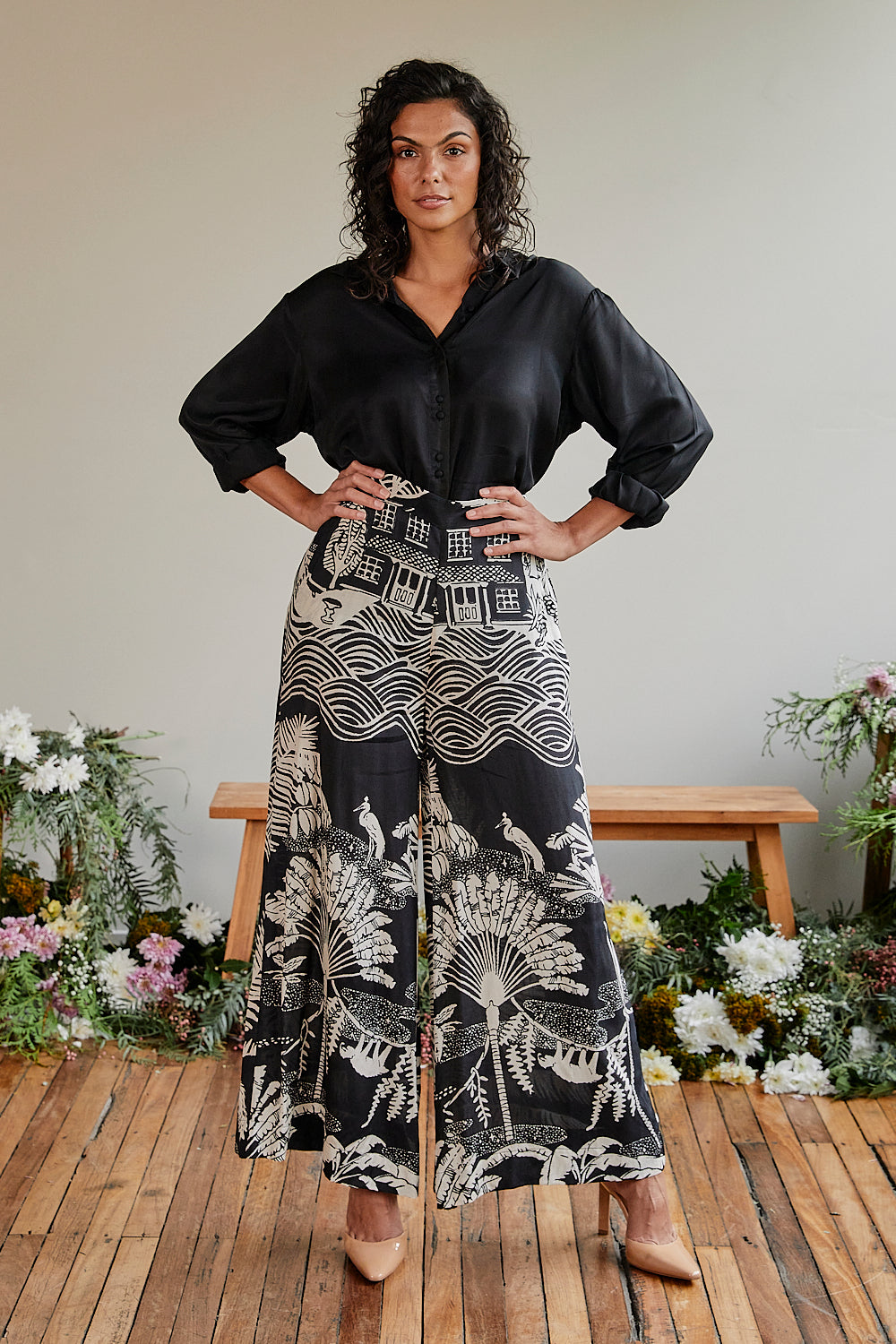 Amari Palazzo Pant in Sanctuary – Adrift Clothing