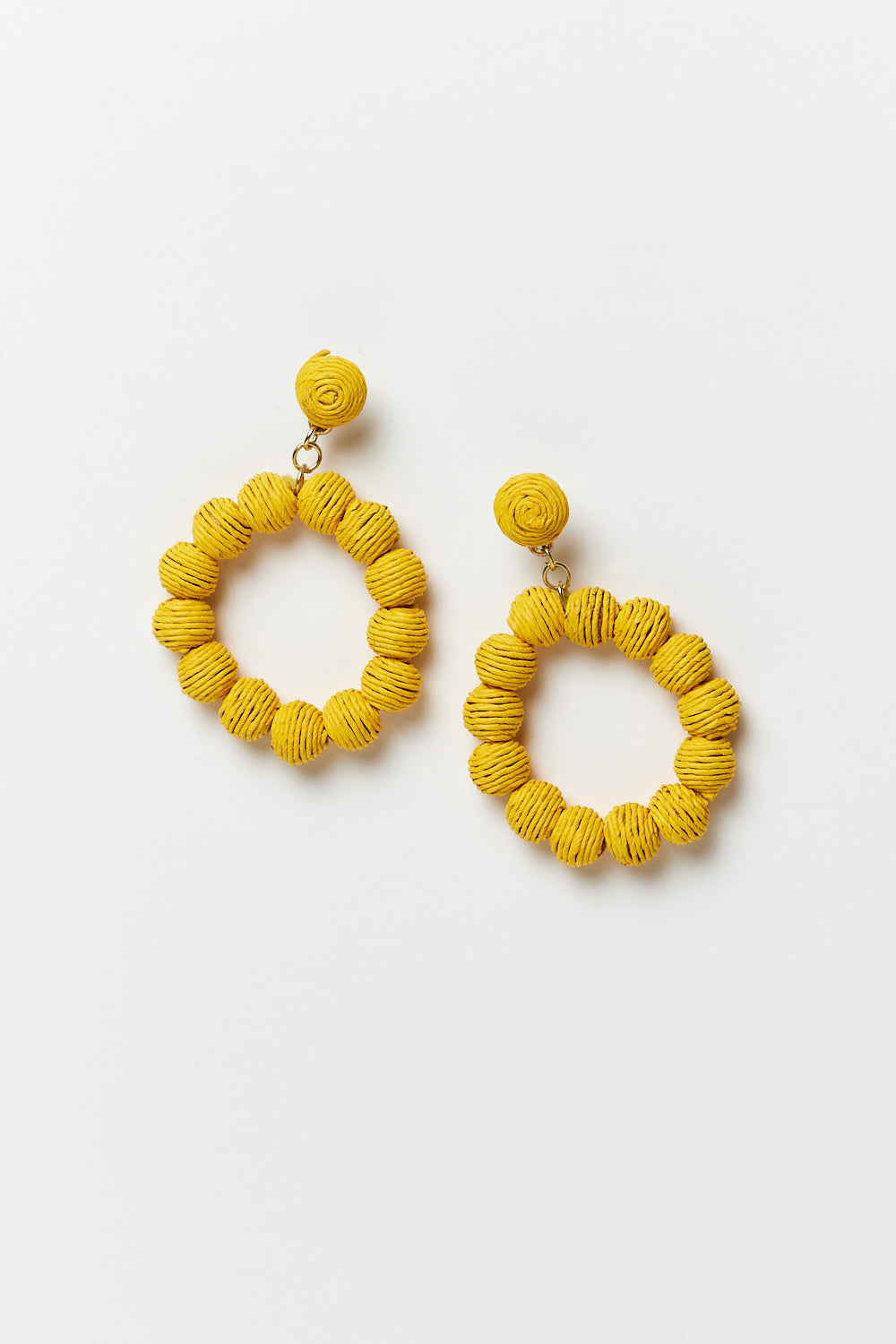 August Earrings in Yellow