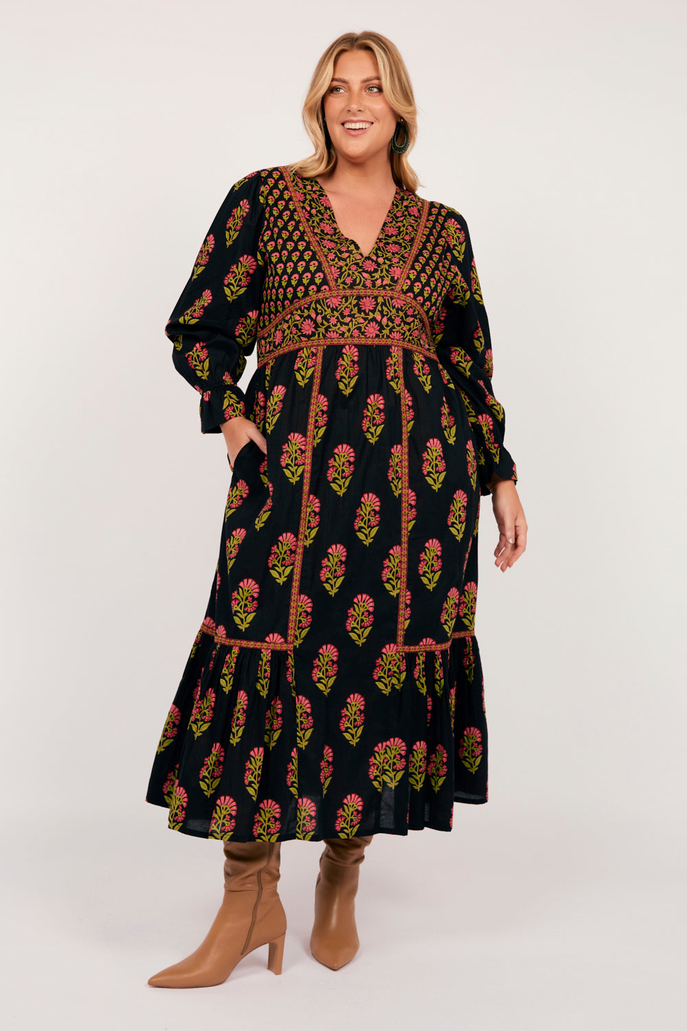 Aurora Maxi Dress in Kashmir