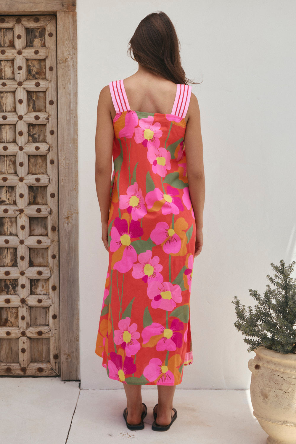 Bec Sun Dress in Flamenco