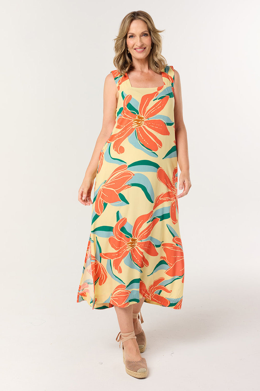 Bec Sun Dress in Waikiki Bloom