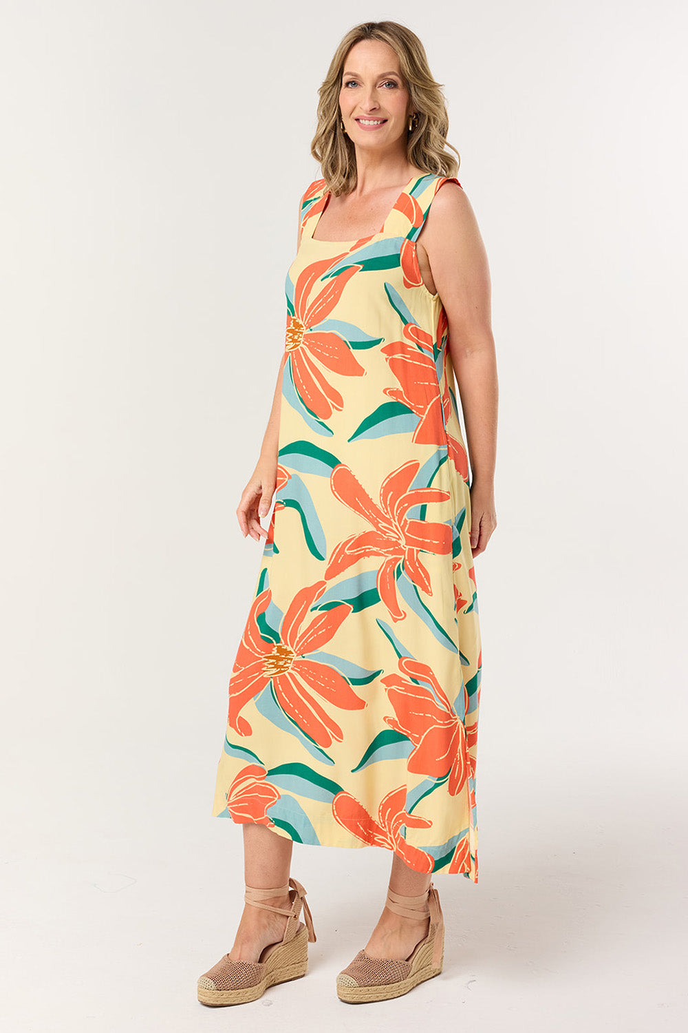 Bec Sun Dress in Waikiki Bloom