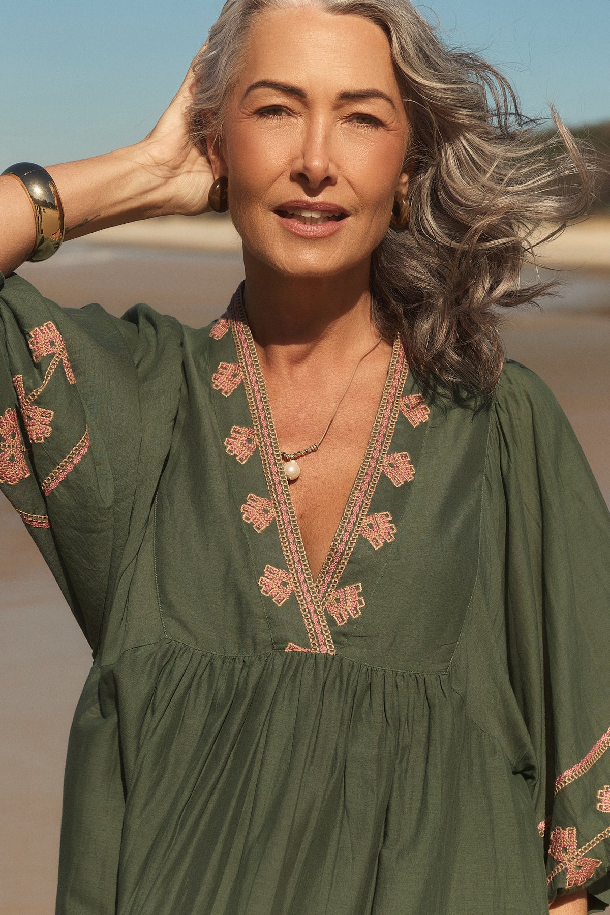 Billie Boho Dress in Amaranth
