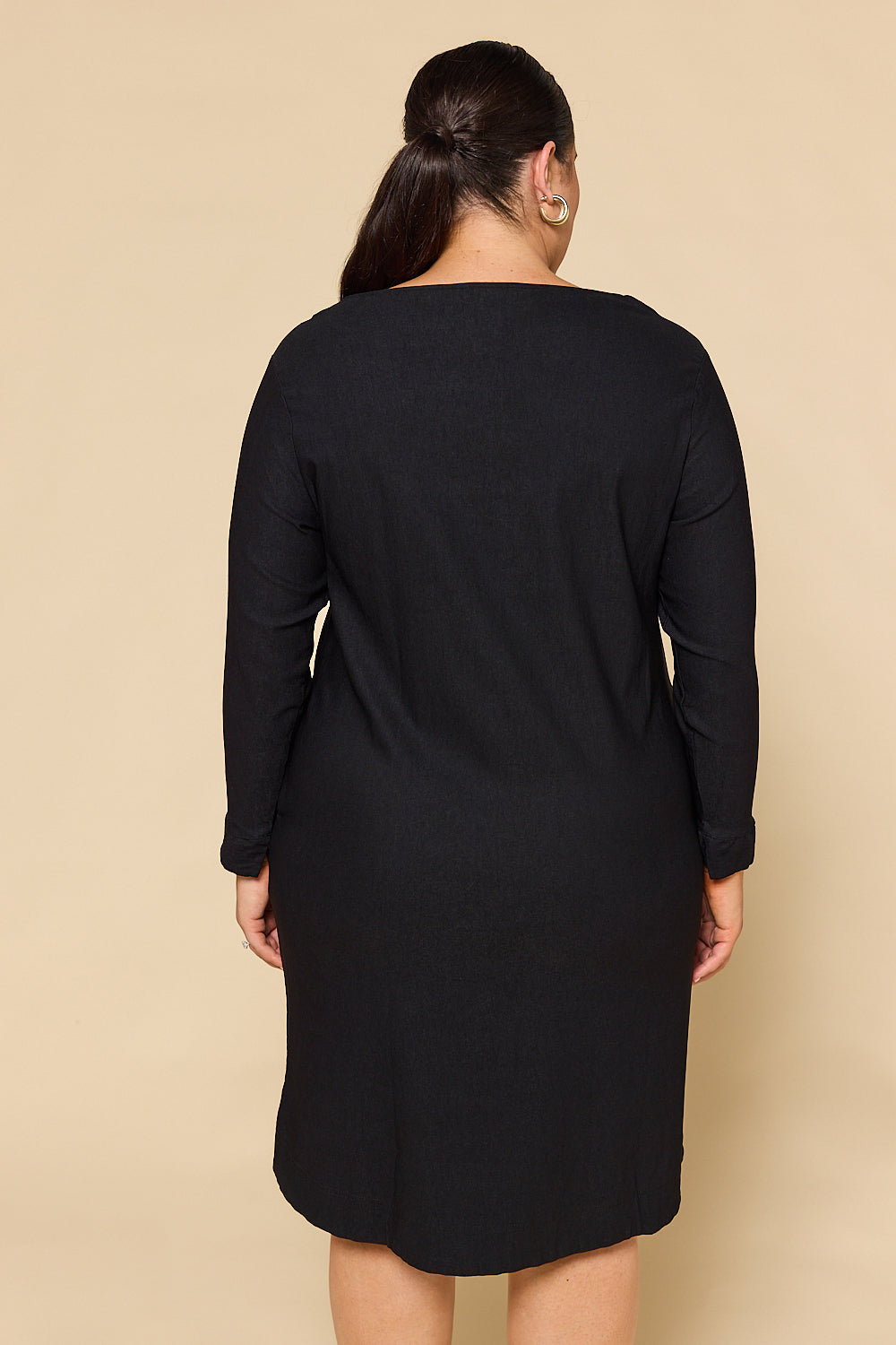 Long sleeve ponte dress best sale