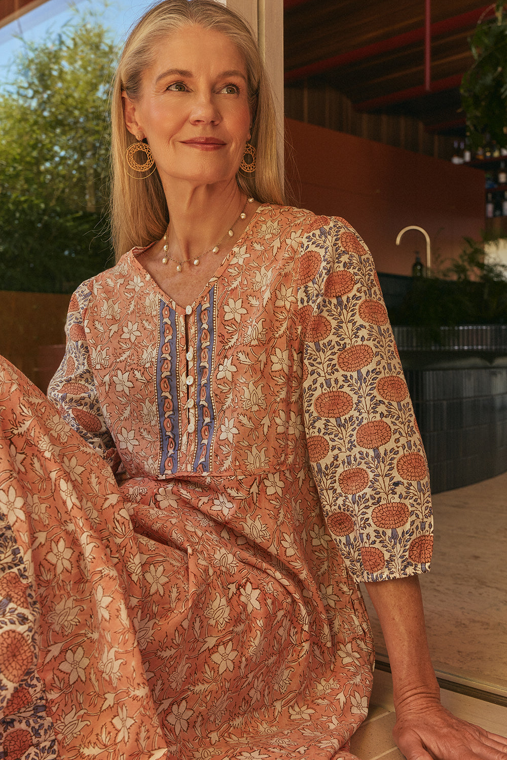 Bonnie Umbrella Dress in Heritage