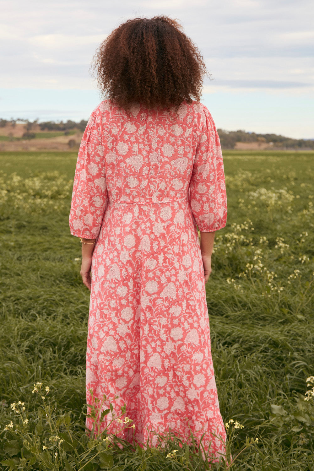 Bonnie Umbrella Dress in Zinnia