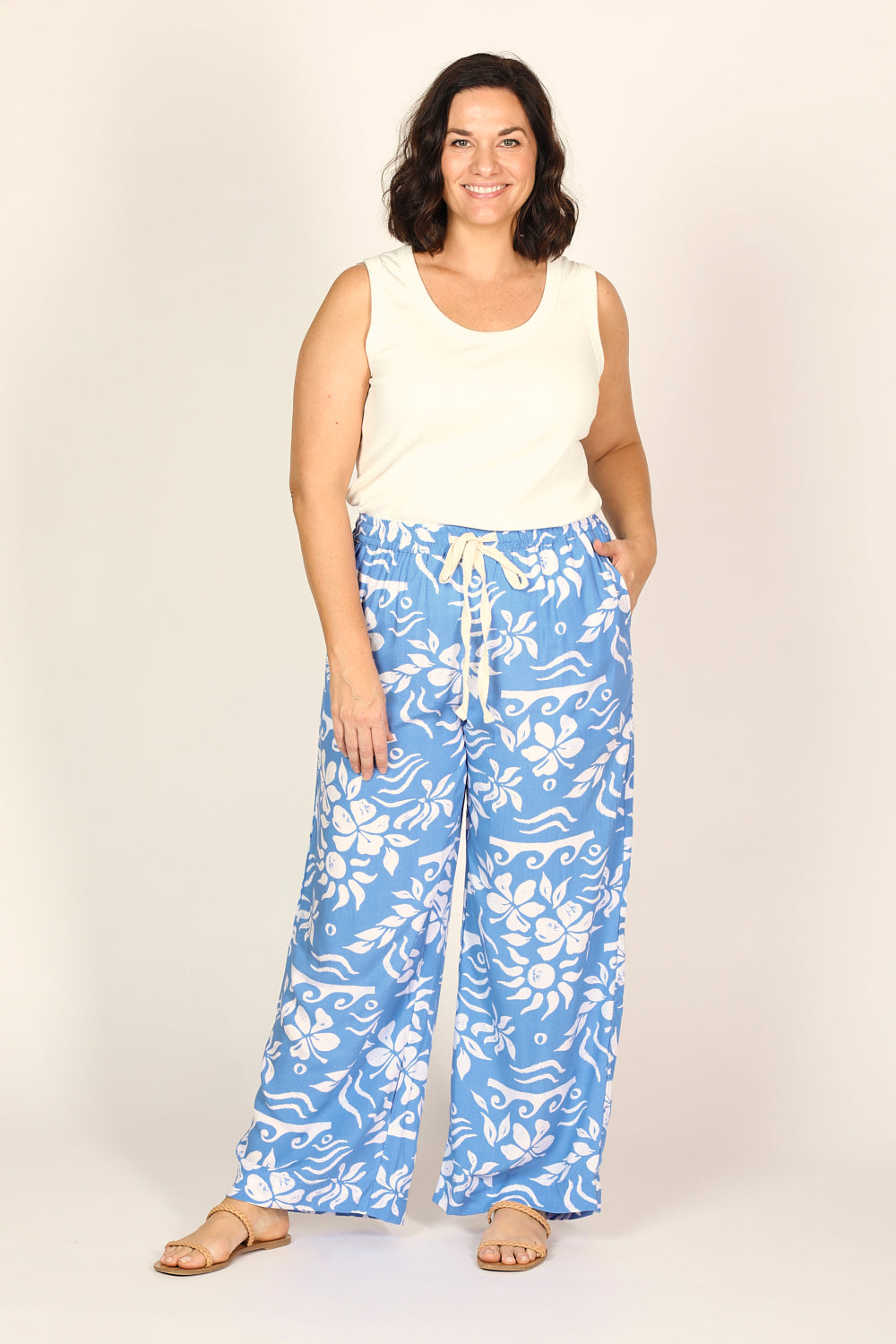 Breezy Relaxed Pant in Blue Horizon