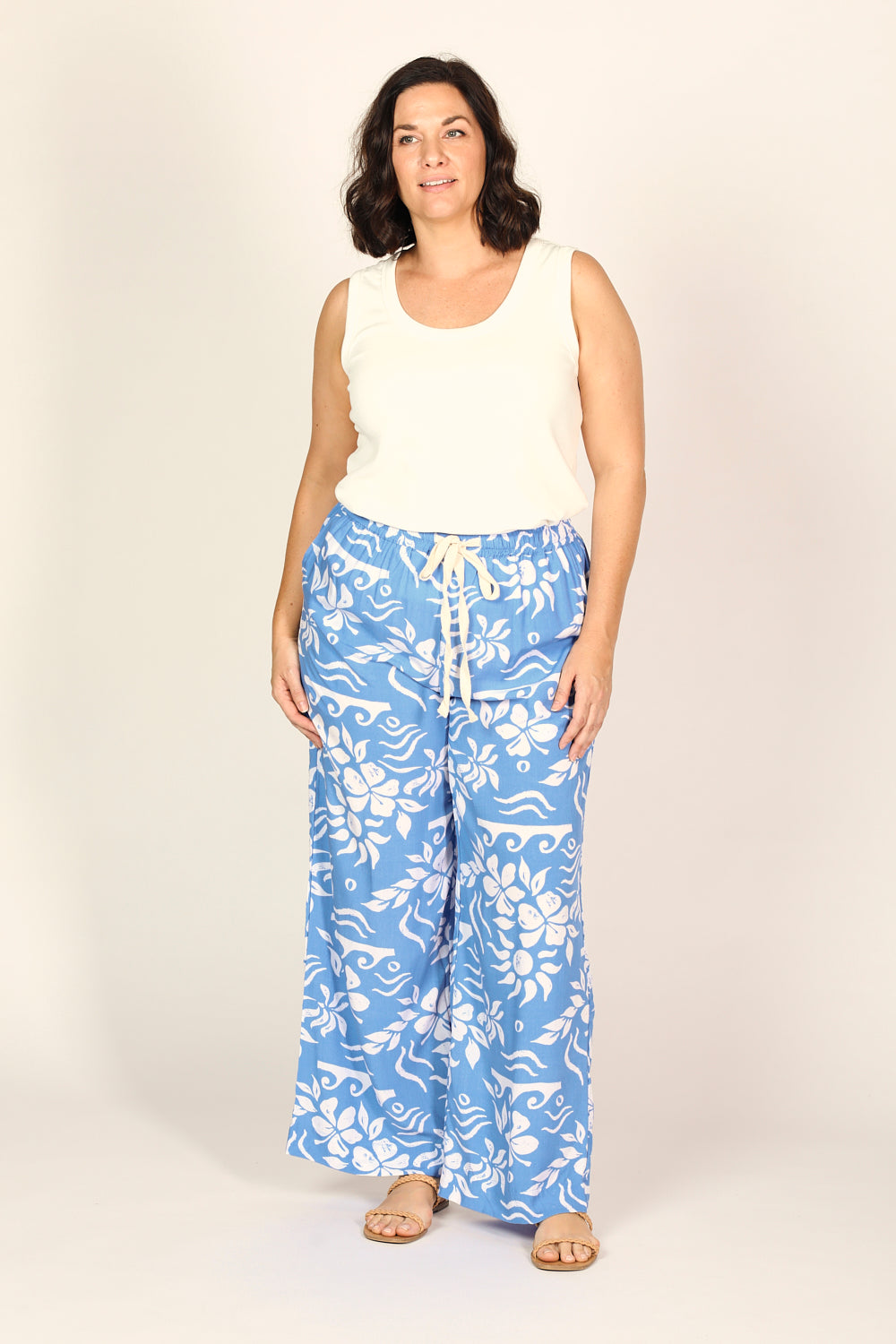 Breezy Relaxed Pant in Blue Horizon