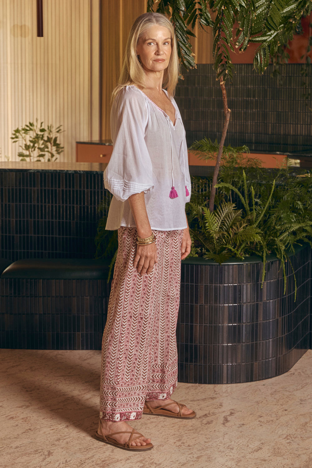 Breezy Relaxed Pant in Saffron