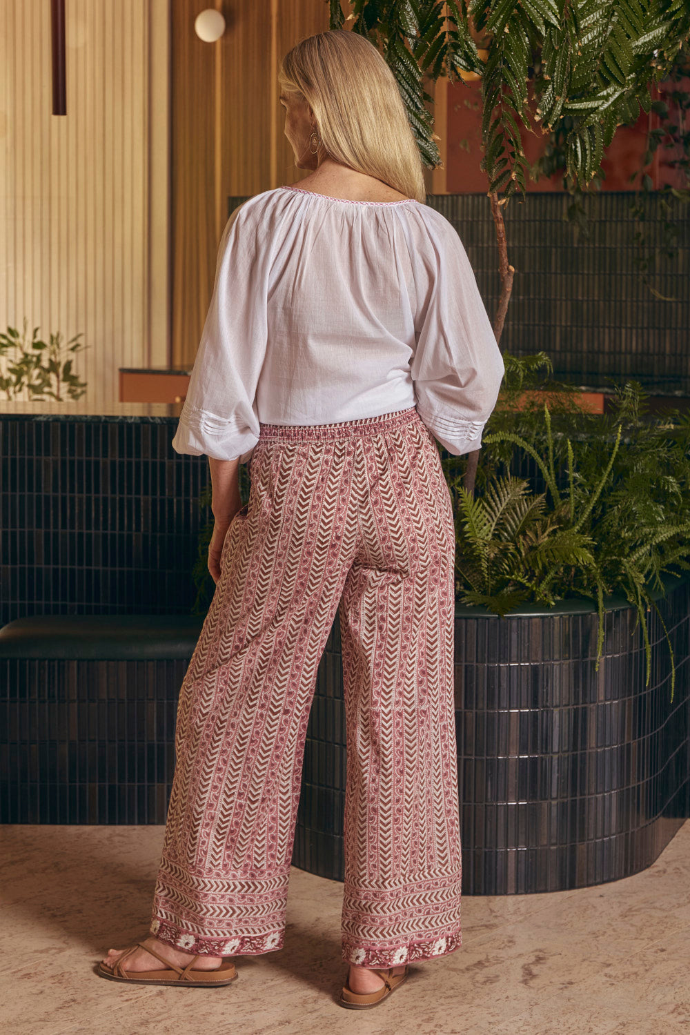 Breezy Relaxed Pant in Saffron
