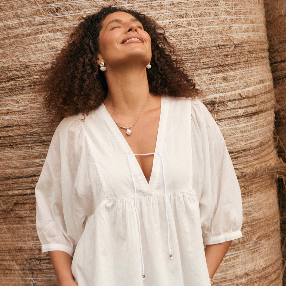 Carmesi Light Linen Blouse