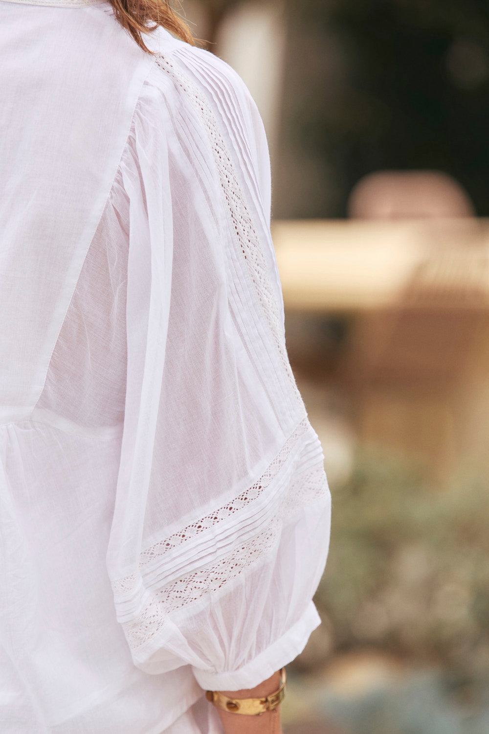 Cairo Boho Blouse in Windsong