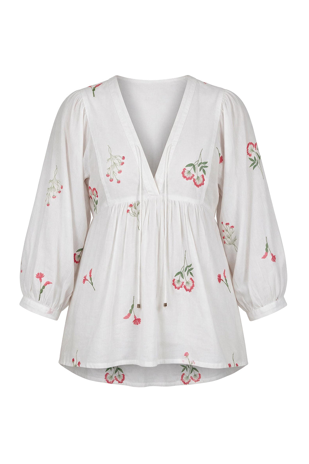 Cairo Boho Blouse in Sunlit Grove