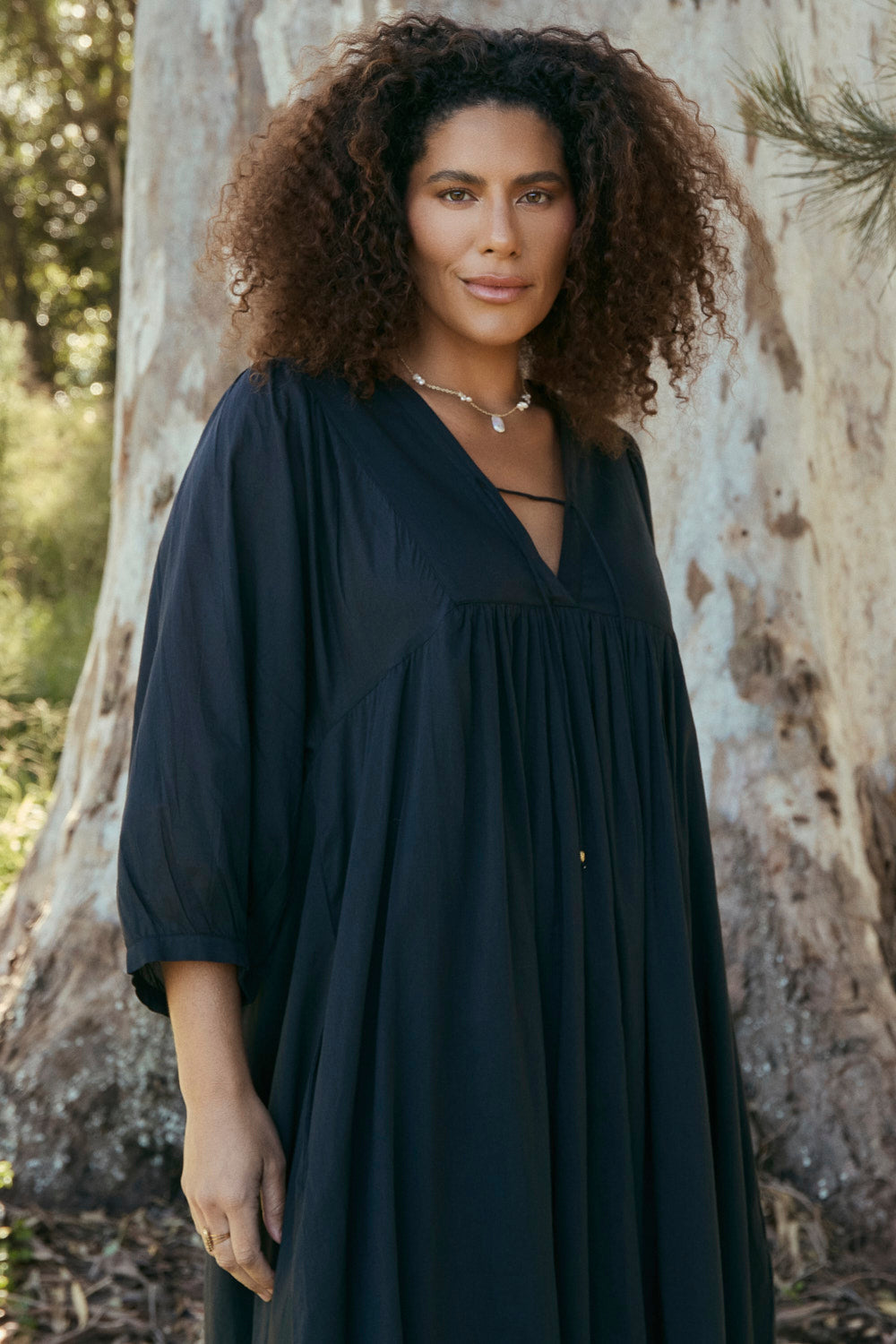 Cairo Boho Dress in Black