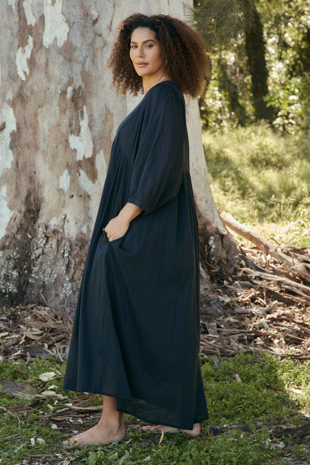 Cairo Boho Dress in Black