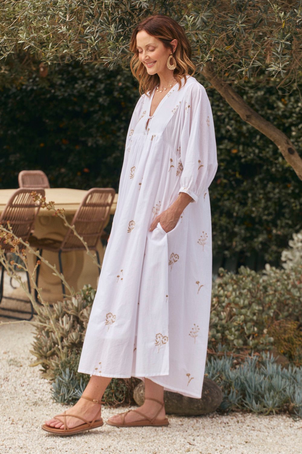 Cairo Boho Dress in Botanica